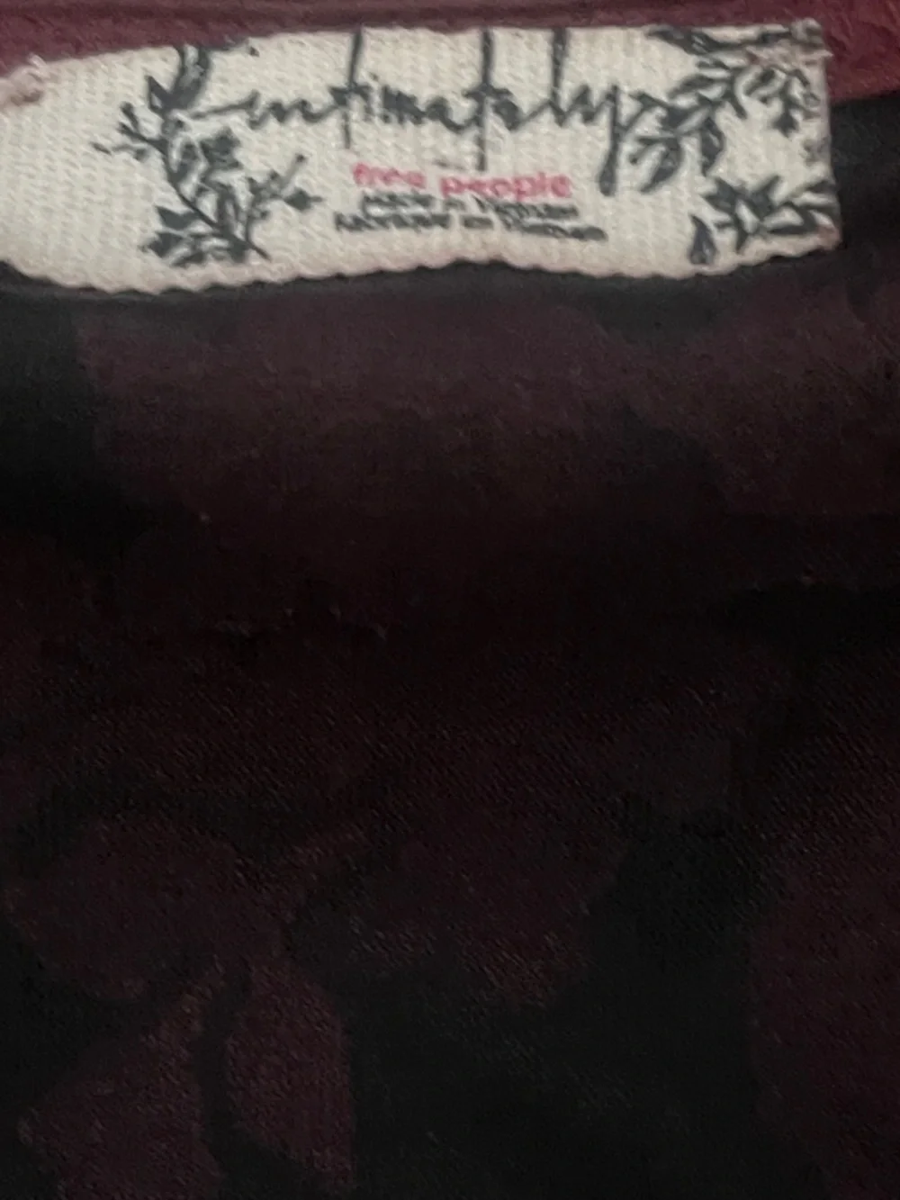 Intimately by Free People Magic Hour in midnight Velvet bodysuit size Small - Picture 7 of 8